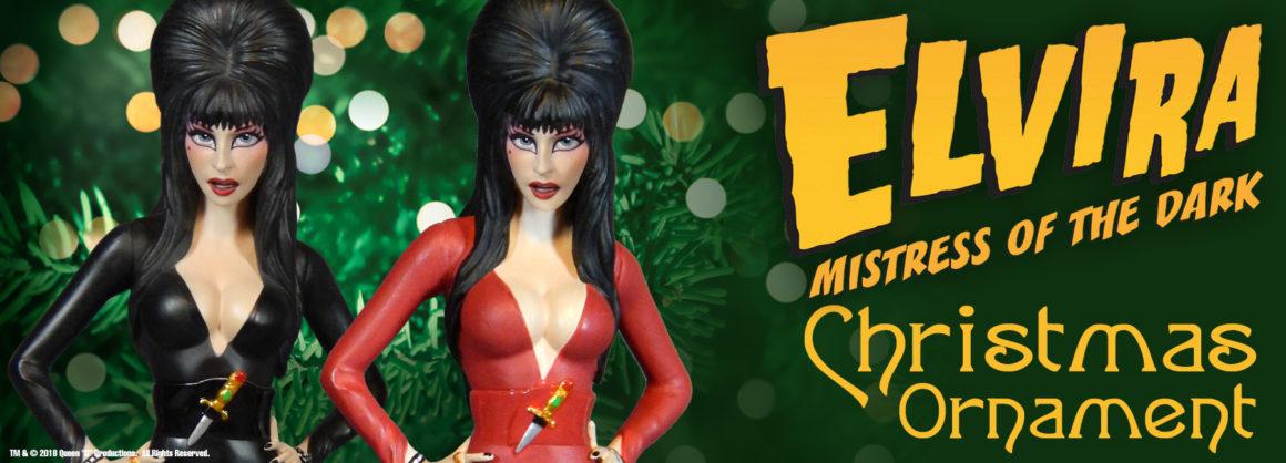Elvira Christmas Ornament